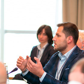 Дмитрий Котровский, партнер девелоперской компании «Химки Групп», выступил на VII Финансовом Форуме по недвижимости в Москве